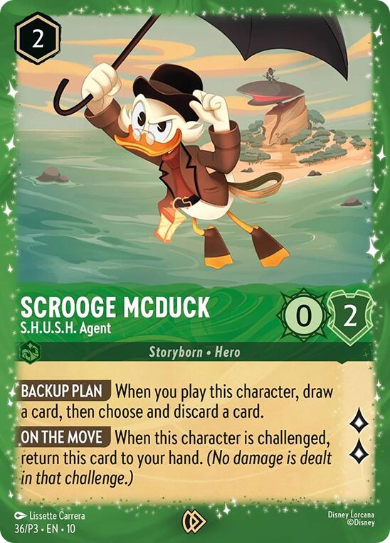 Scrooge McDuck - S.H.U.S.H. Agent (36) [Promo Cards] | Empire Gaming NC