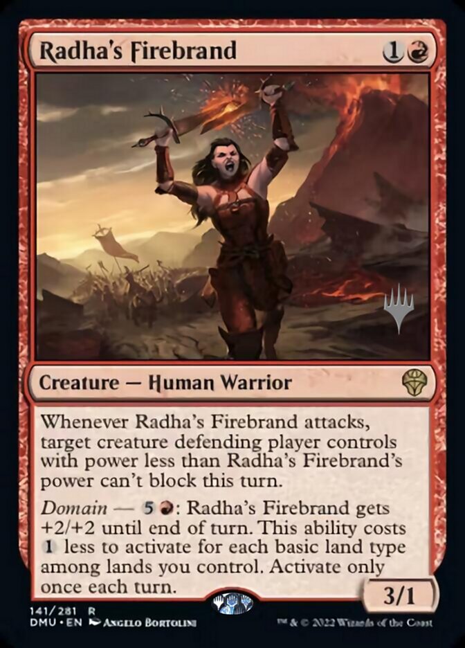 Radha's Firebrand (Promo Pack) [Dominaria United Promos] | Empire Gaming NC