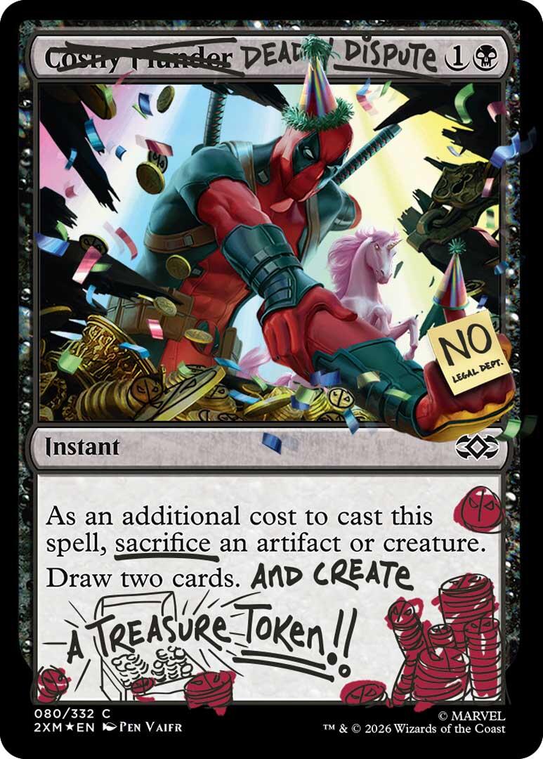 Deadly Dispute (080) (Pool Party Foil) [Secret Lair Drop Series] | Empire Gaming NC