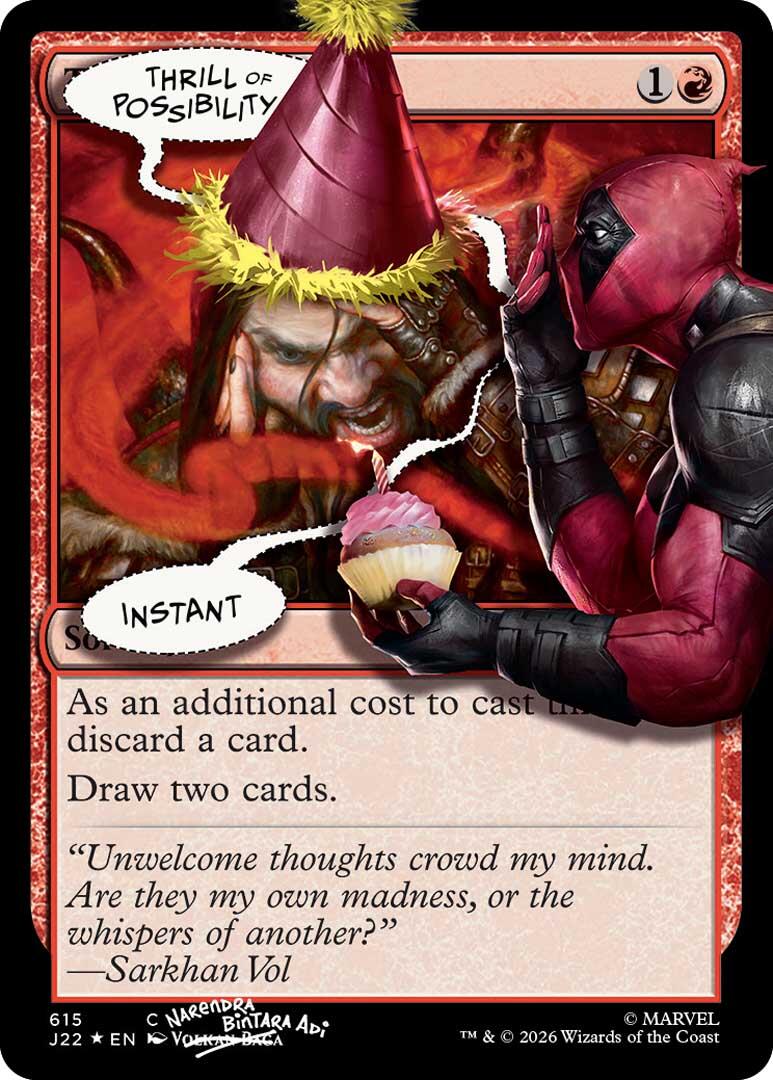 Thrill of Possibility (615) (Pool Party Foil) [Secret Lair Drop Series] | Empire Gaming NC