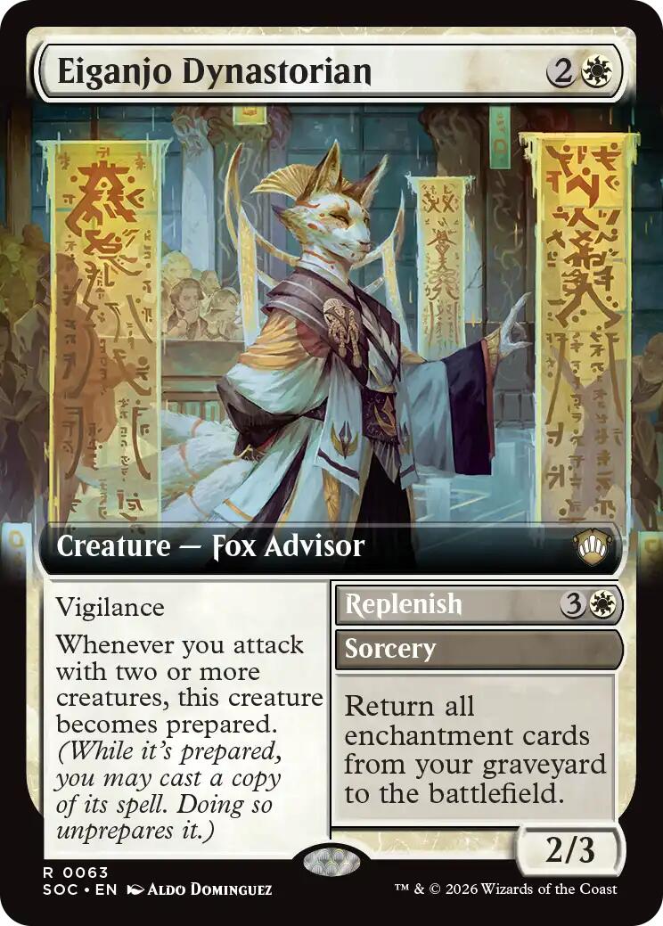 Eiganjo Dynastorian (Extended Art) [Secrets of Strixhaven Commander] | Empire Gaming NC