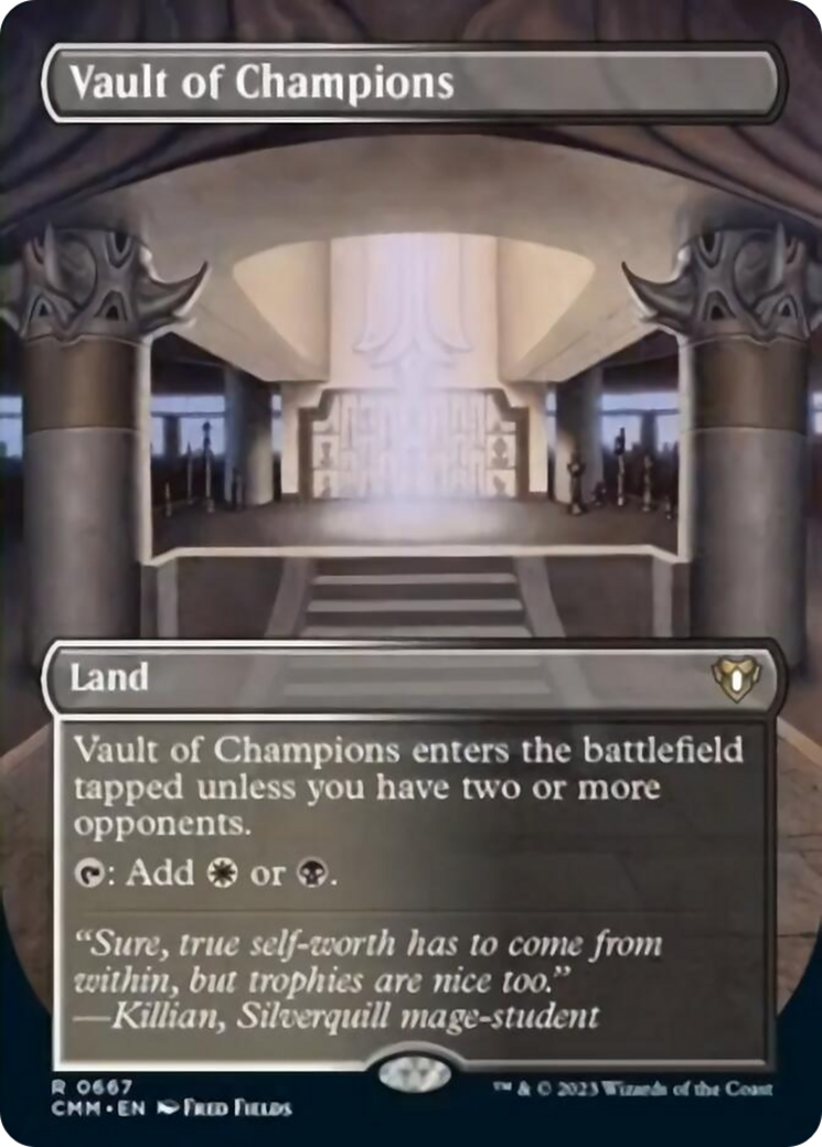 Vault of Champions (Borderless Alternate Art) [Commander Masters] | Empire Gaming NC