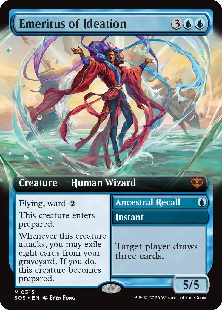 Emeritus of Ideation (Extended Art) [Secrets of Strixhaven] | Empire Gaming NC