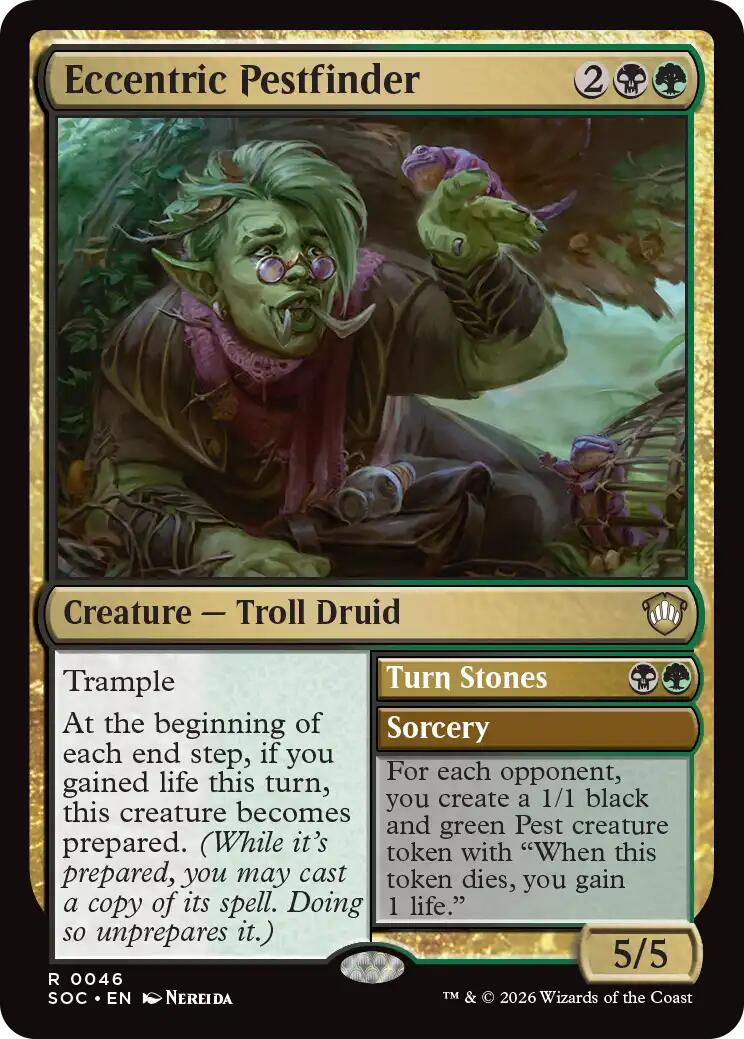 Eccentric Pestfinder [Secrets of Strixhaven Commander] | Empire Gaming NC