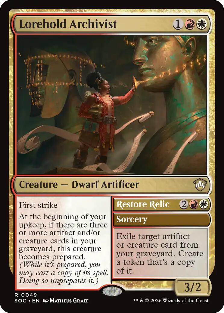 Lorehold Archivist [Secrets of Strixhaven Commander] | Empire Gaming NC