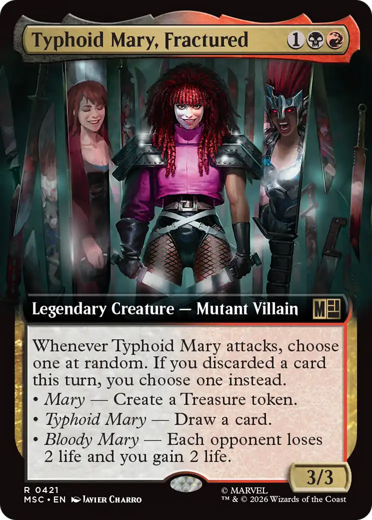 Typhoid Mary, Fractured (Extended Art) [Marvel Super Heroes Commander] | Empire Gaming NC