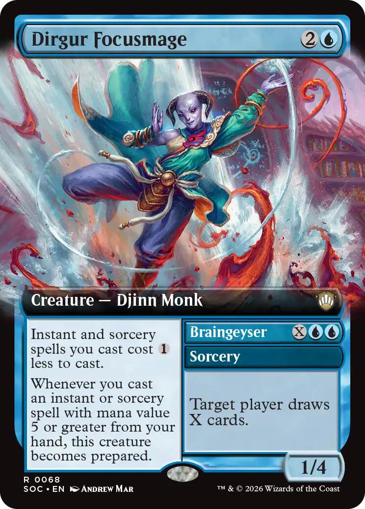 Dirgur Focusmage (Extended Art) [Secrets of Strixhaven Commander] | Empire Gaming NC