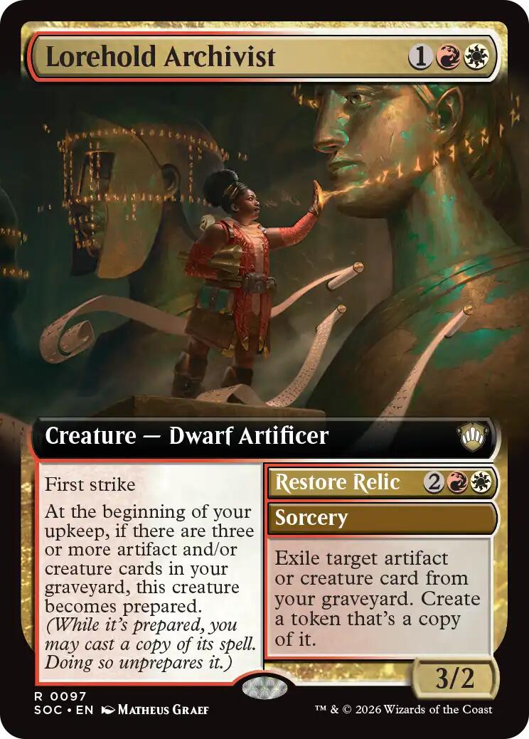 Lorehold Archivist (Extended Art) [Secrets of Strixhaven Commander] | Empire Gaming NC