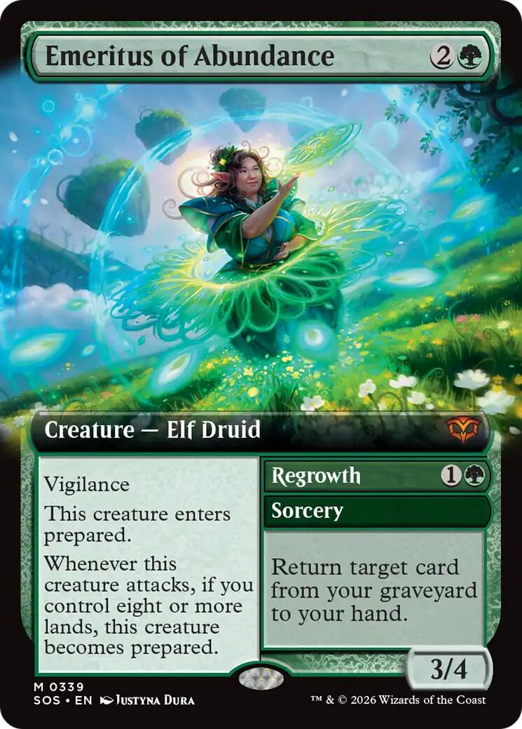 Emeritus of Abundance (Extended Art) [Secrets of Strixhaven] | Empire Gaming NC