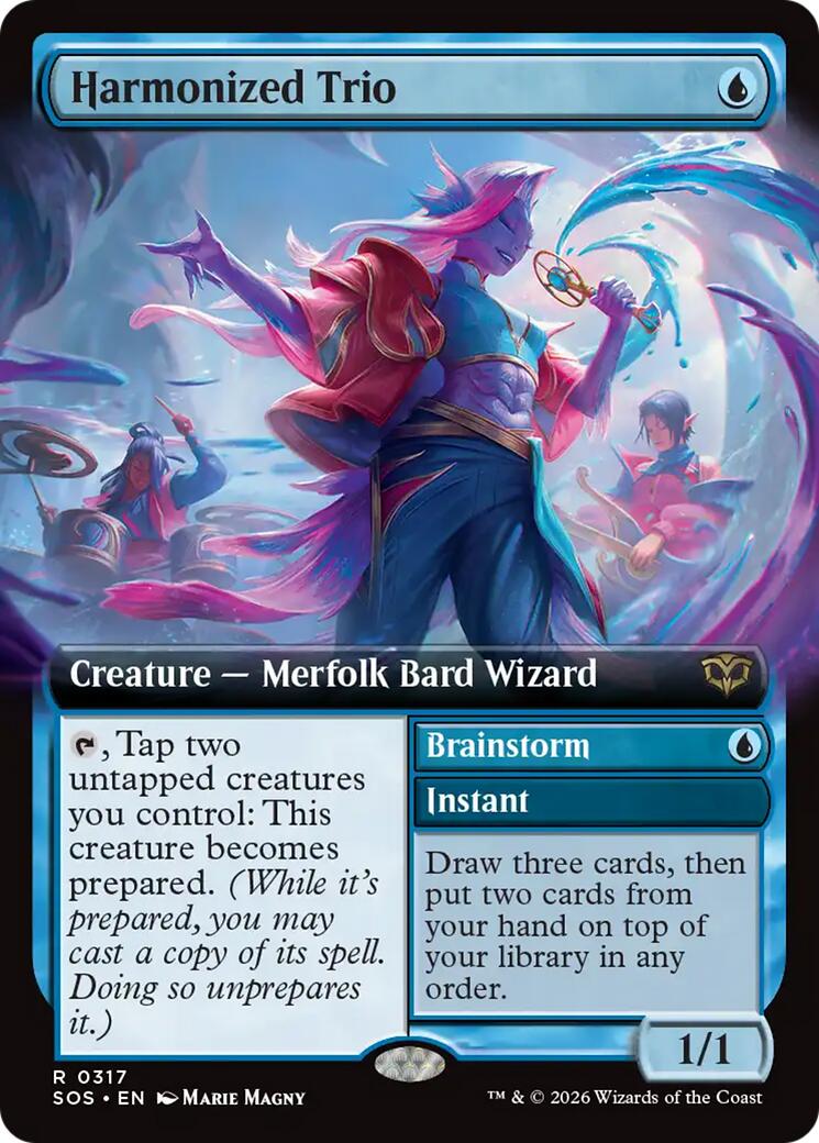 Harmonized Trio (Extended Art) [Secrets of Strixhaven] | Empire Gaming NC