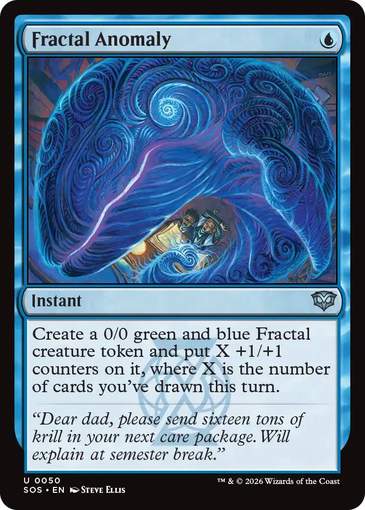 Fractal Anomaly [Secrets of Strixhaven] | Empire Gaming NC