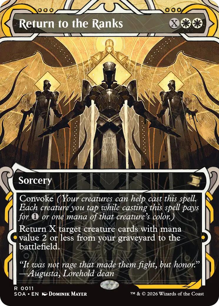 Return to the Ranks [Secrets of Strixhaven: Mystical Archive] | Empire Gaming NC