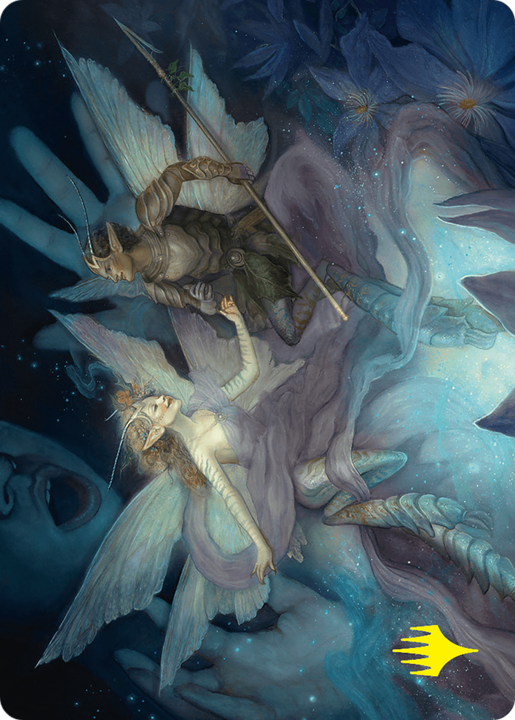 Faebloom Trick Art Card (6/54) (Gold-Stamped Signature) [Foundations Art Series] | Empire Gaming NC
