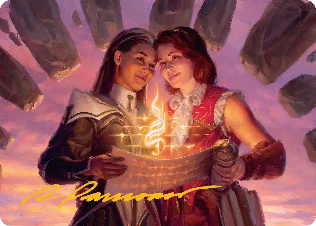 Joined Researchers Art Card (Gold-Stamped Signature) [Secrets of Strixhaven Art Series] | Empire Gaming NC