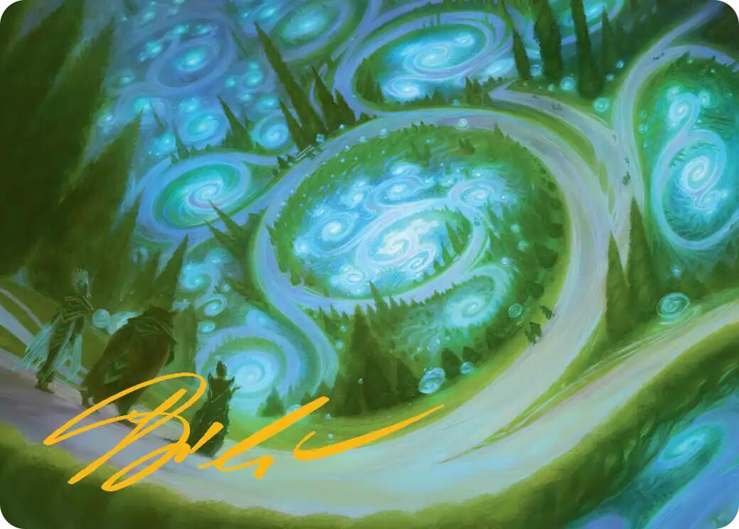 Mathemagics Art Card (Gold-Stamped Signature) [Secrets of Strixhaven Art Series] | Empire Gaming NC