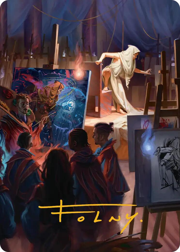 Archaeomancer Art Card (Gold-Stamped Signature) [Secrets of Strixhaven Art Series] | Empire Gaming NC