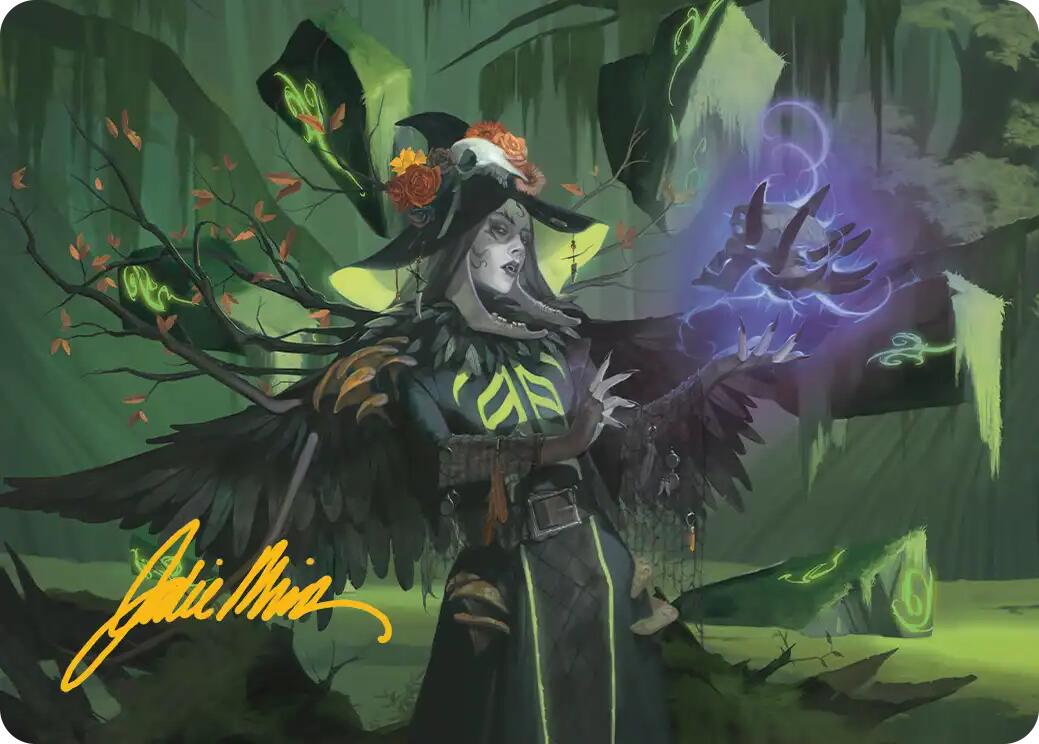 Emeritus of Woe Art Card (Gold-Stamped Signature) [Secrets of Strixhaven Art Series] | Empire Gaming NC