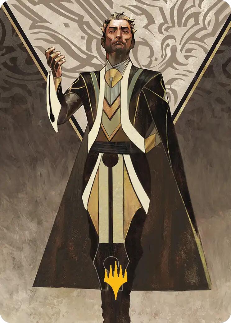 Ral Zarek, Guest Lecturer Art Card (Gold-Stamped Planeswalker Symbol) [Secrets of Strixhaven Art Series] | Empire Gaming NC