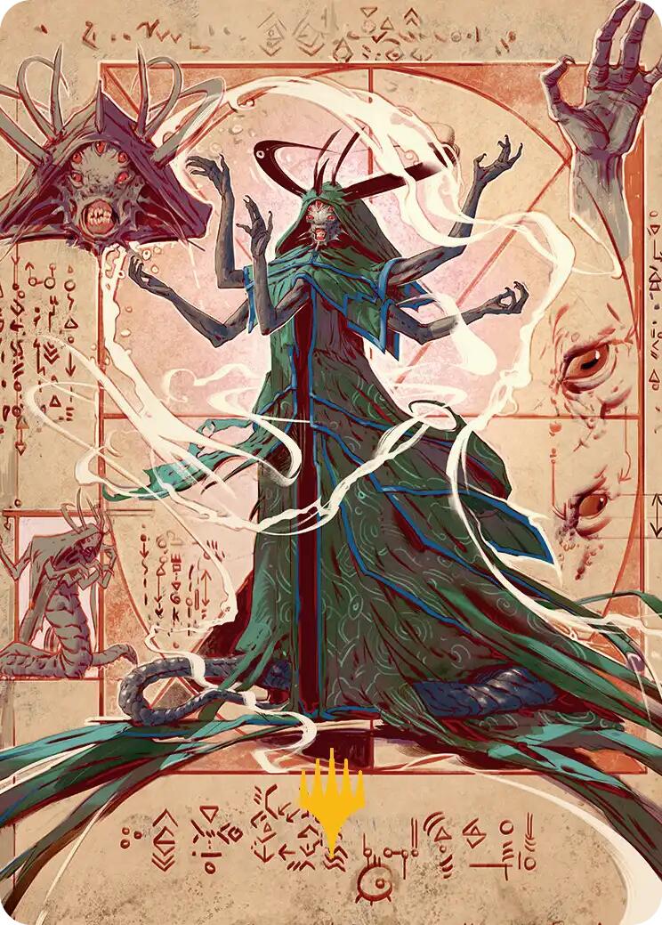 Tragedy Feaster Art Card (Gold-Stamped Planeswalker Symbol) [Secrets of Strixhaven Art Series] | Empire Gaming NC