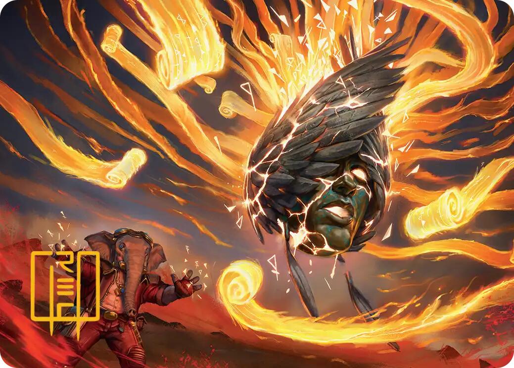 Flashback Art Card (Gold-Stamped Signature) [Secrets of Strixhaven Art Series] | Empire Gaming NC