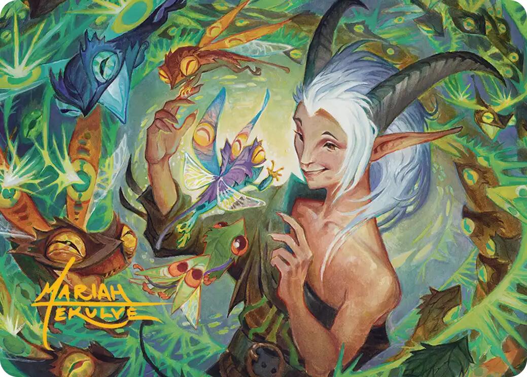Lumaret's Favor Art Card (Gold-Stamped Signature) [Secrets of Strixhaven Art Series] | Empire Gaming NC