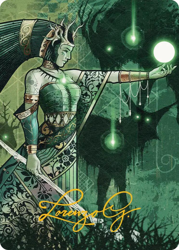 Shamanic Revelation Art Card (Gold-Stamped Signature) [Secrets of Strixhaven Art Series] | Empire Gaming NC