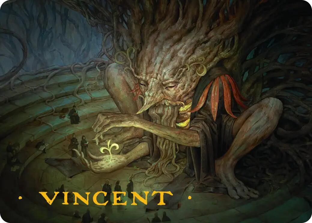 Old-Growth Educator Art Card (Gold-Stamped Signature) [Secrets of Strixhaven Art Series] | Empire Gaming NC
