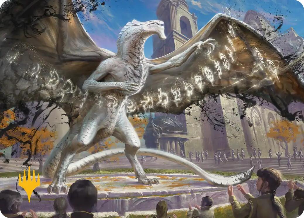 Silverquill, the Disputant Art Card (Gold-Stamped Planeswalker Symbol) [Secrets of Strixhaven Art Series] | Empire Gaming NC