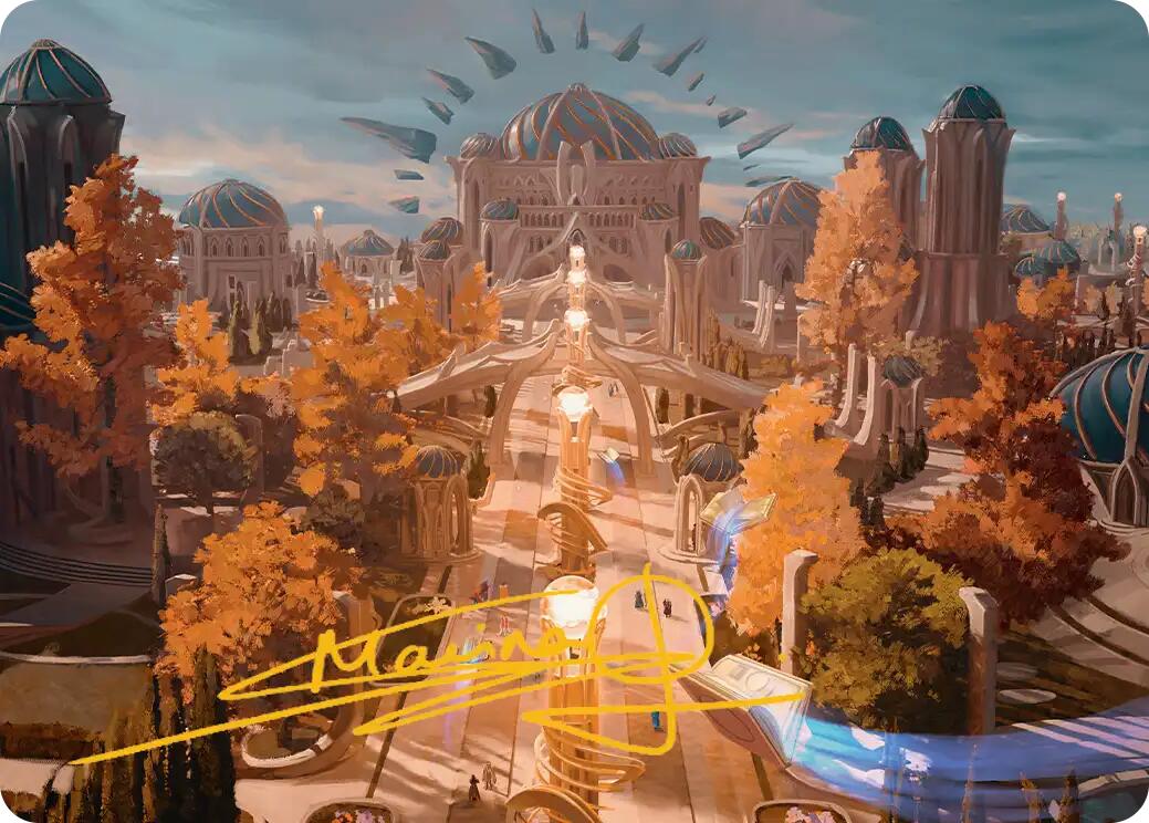 Fabled Passage Art Card (Gold-Stamped Signature) [Secrets of Strixhaven Art Series] | Empire Gaming NC