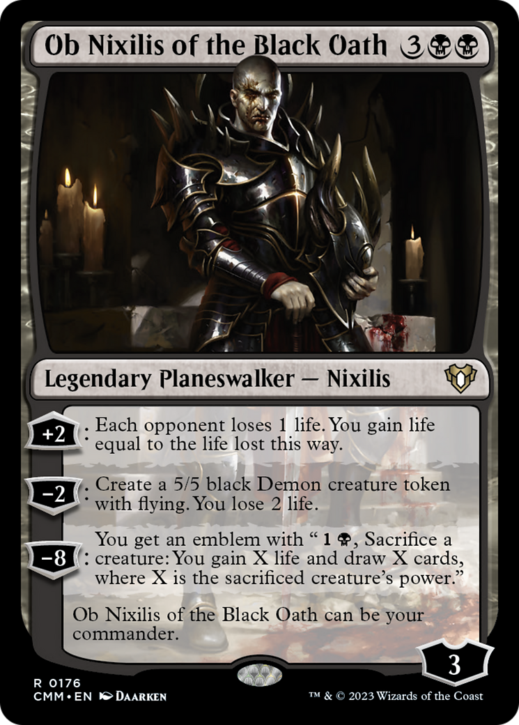 Ob Nixilis of the Black Oath [Commander Masters] | Empire Gaming NC