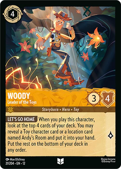 Woody - Leader of the Toys (21/204) [Wilds Unknown] | Empire Gaming NC