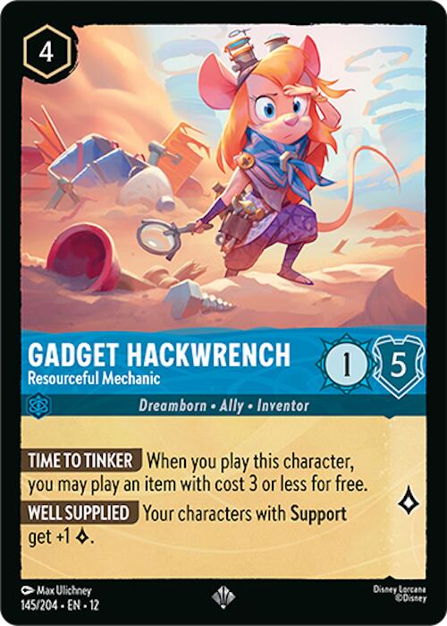 Gadget Hackwrench - Resourceful Mechanic (145/204) [Wilds Unknown] | Empire Gaming NC