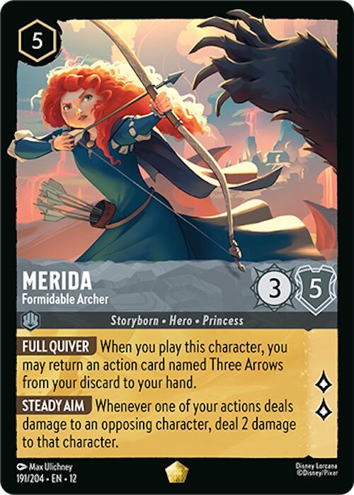 Merida - Formidable Archer (191/204) [Wilds Unknown] | Empire Gaming NC