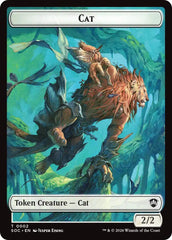 Cat // Inkling (0022) Double-Sided Token [Secrets of Strixhaven Commander Tokens] | Empire Gaming NC