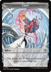 Spirit (0025) // Copy Double-Sided Token [Secrets of Strixhaven Commander Tokens] | Empire Gaming NC