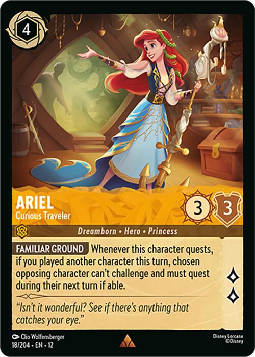 Ariel - Curious Traveler (18/204) [Wilds Unknown] | Empire Gaming NC