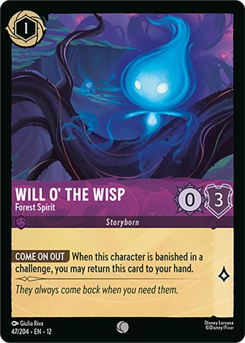 Will o' the Wisp - Forest Spirit (47/204) [Wilds Unknown] | Empire Gaming NC