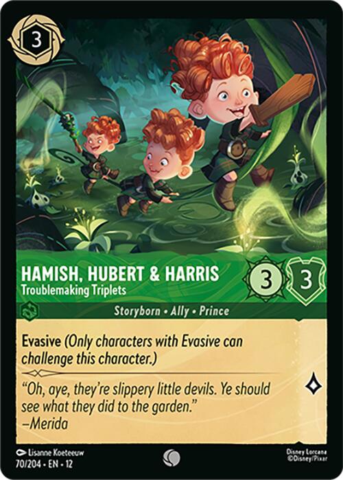 Hamish, Hubert & Harris - Troublemaking Triplets (70/204) [Wilds Unknown] | Empire Gaming NC
