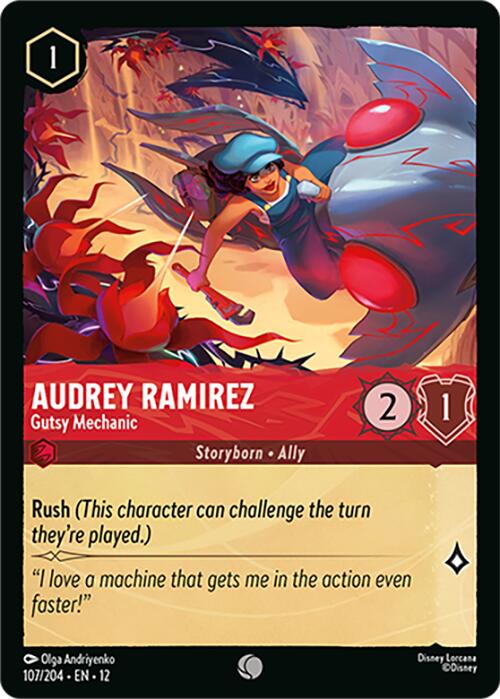 Audrey Ramirez - Gutsy Mechanic (107/204) [Wilds Unknown] | Empire Gaming NC