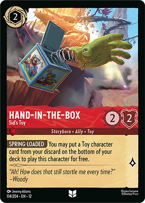 Hand-in-the-Box - Sid's Toy (114/204) [Wilds Unknown] | Empire Gaming NC