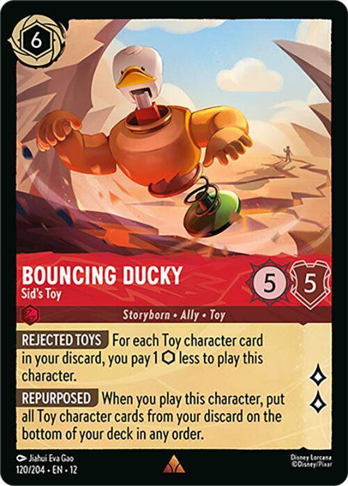 Bouncing Ducky - Sid's Toy (120/204) [Wilds Unknown] | Empire Gaming NC