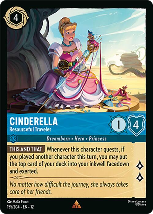 Cinderella - Resourceful Traveler (155/204) [Wilds Unknown] | Empire Gaming NC
