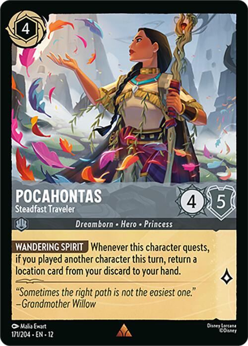 Pocahontas - Steadfast Traveler (171/204) [Wilds Unknown] | Empire Gaming NC