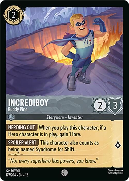 Incrediboy - Buddy Pine (177/204) [Wilds Unknown] | Empire Gaming NC