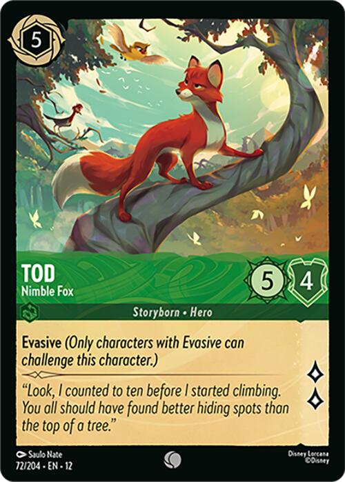 Tod - Nimble Fox (72/204) [Wilds Unknown] | Empire Gaming NC