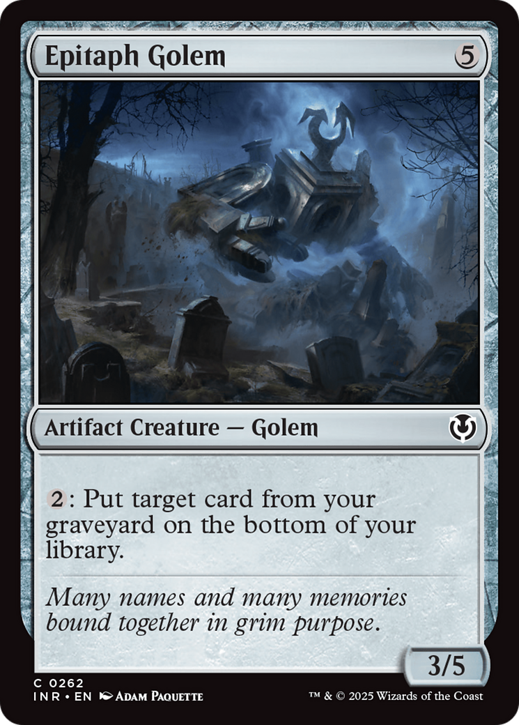 Epitaph Golem [Innistrad Remastered] | Empire Gaming NC