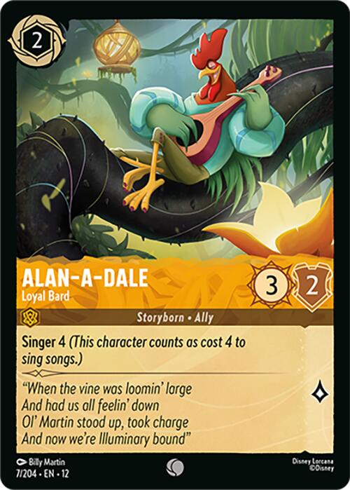 Alan-a-Dale - Loyal Bard (7/204) [Wilds Unknown] | Empire Gaming NC