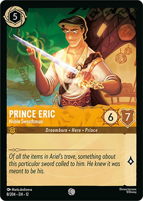 Prince Eric - Noble Swordsman (8/204) [Wilds Unknown] | Empire Gaming NC