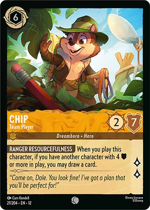 Chip - Team Player (27/204) [Wilds Unknown] | Empire Gaming NC