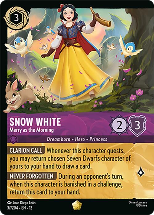 Snow White - Merry as the Morning (Foil) (37/204) [Wilds Unknown] | Empire Gaming NC